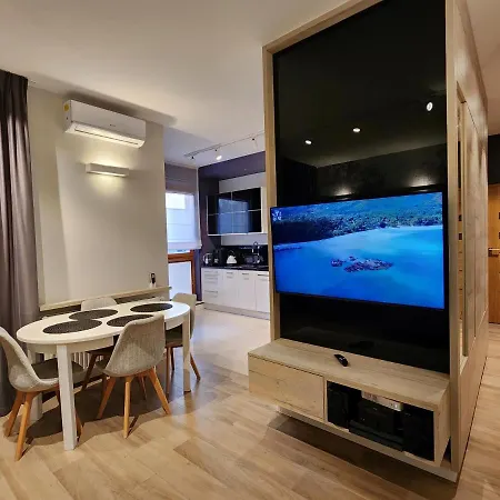 Nadmorski Dwor Modern Apartmán Gdaňsk